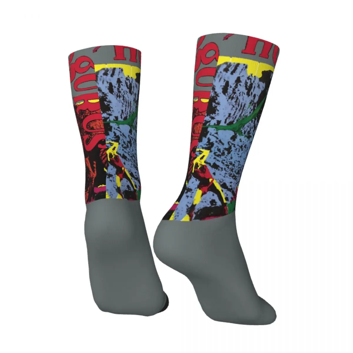 Hip Hop Retro Hoodoo Gurus Stone Crazy Men's Socks Unisex Dinosaur Harajuku Seamless Printed Funny Novelty Happy Crew Sock