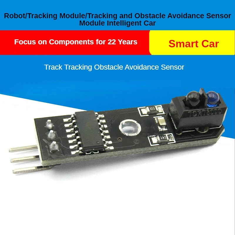 Robot/Track Finding Module/track Finding and Obstacle Avoidance Sensor Module Intelligent Car