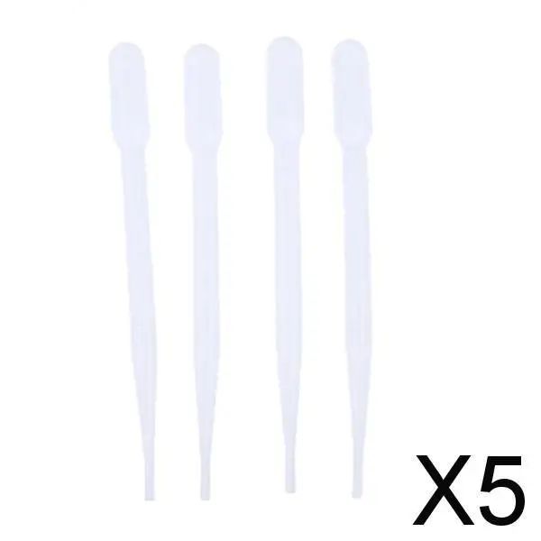 5x4 Pieces UA15 Model Coloring Painting Dropper Suction Tube with Scale 3ml