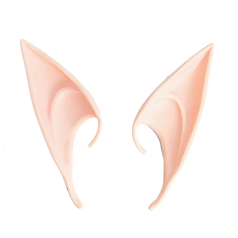 Angel Elf Ears Latex Ears For Fairy Cosplay Costume Accessories Halloween Decoration Photo Props Adult Kids Toys