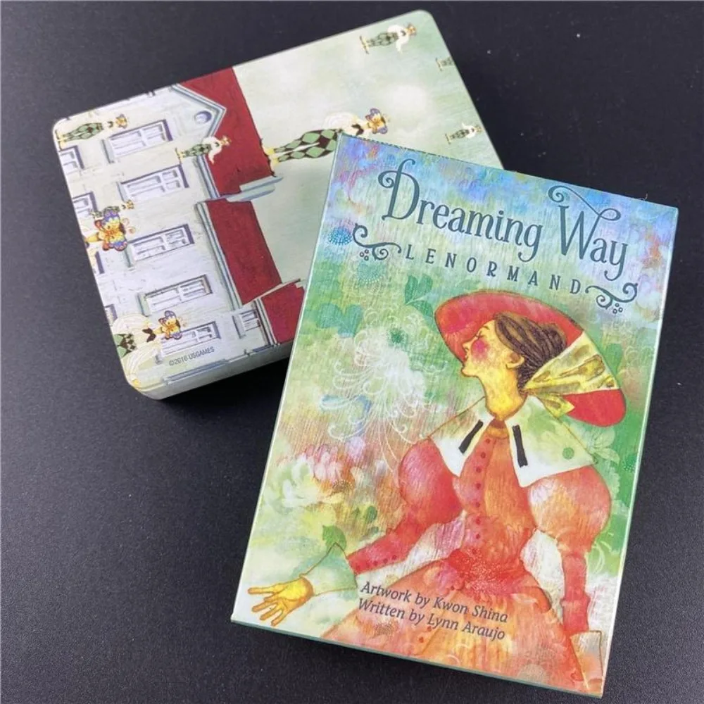 Dreaming Way Lenormand Oracle Deck juego de mesa de guía, tabla de adivinación del destino mágico