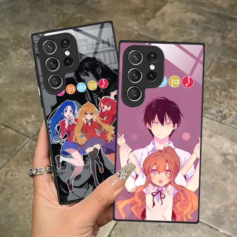 Anime Toradora Phone Case for Samsung Galaxy S26 S25 S24 S23 S22 S21 S20 Note20 Plus FE Ultra Glass Protective Cover