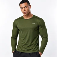 T-shirt à manches longues en soie glacée pour homme, été 2026, nouveau, séchage rapide, respirant, protection solaire, idéal pour la course et les activités de plein air 2