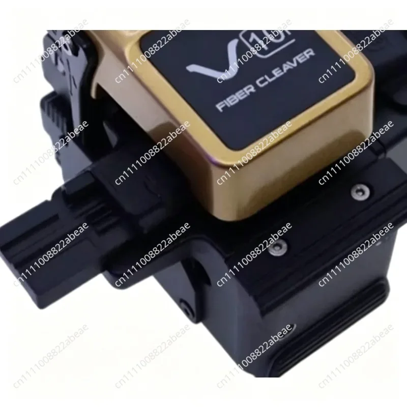Original V10 Fully Automatic Fiber Optic Cleaver One-step FTTH Cutting Knife Press Fiber Cleaver V10 with Fiber Scrap Collector