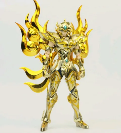 

MC Model Saint Seiya Myth Cloth SOG EX Leo/God Lion Aiolia with Totem Zodiac Knights Action Figure Metal Club Model