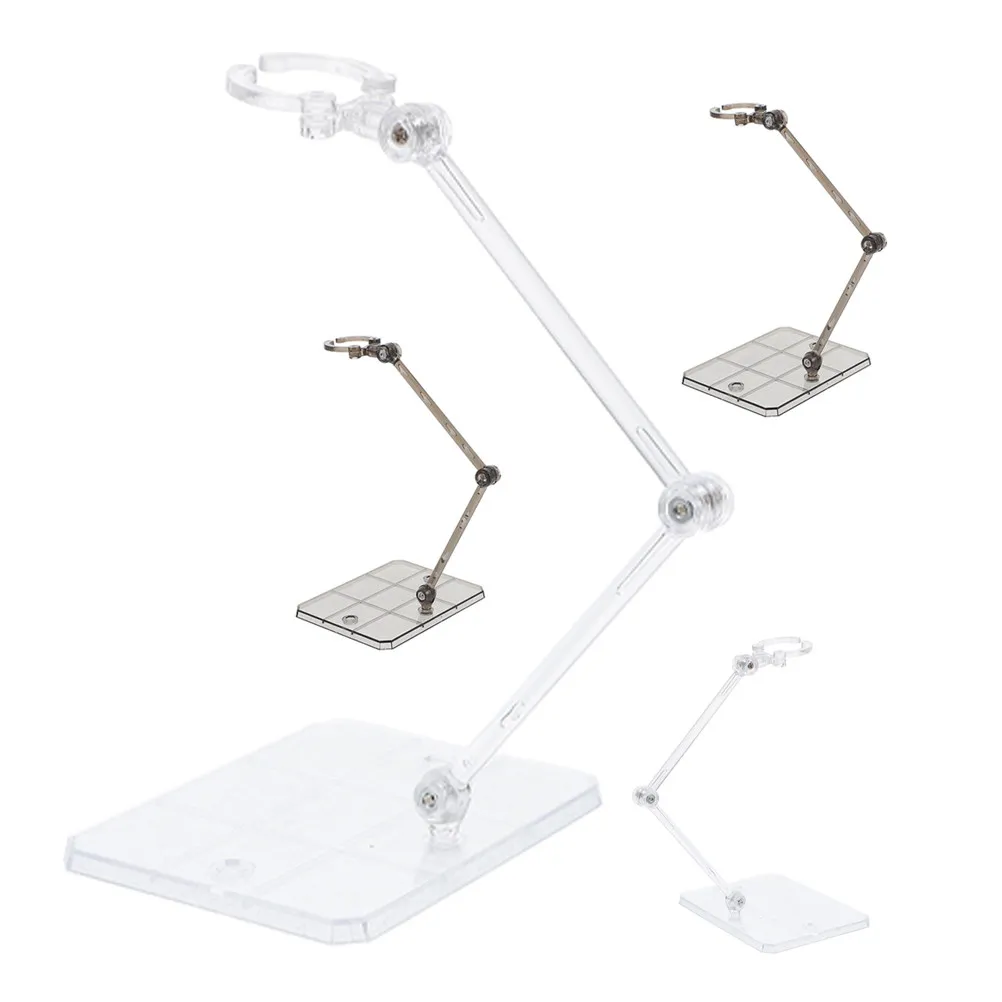 

4Pcs Adjustable Action Figure Stand for Dynamic Pose Display ABS Construction Stable Secure Hold Ideal for Collectors Home