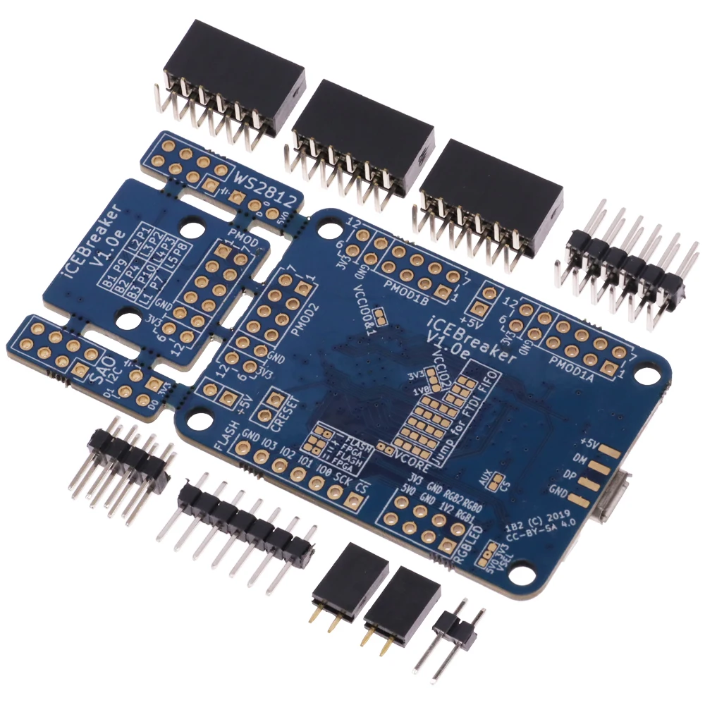 V1.0e FPGA development board  iCE40UP5k 120 Kbit For Pmod Connectors iCEBreaker