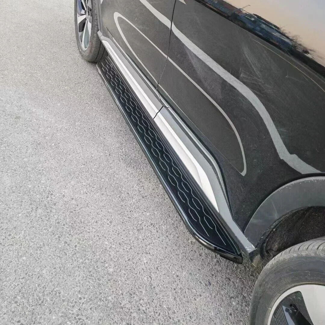 2 pcs fit for Rivian R1T R1S 2021-2024 Running Board Side Step Nerf Bar Aluminium (with brackets)