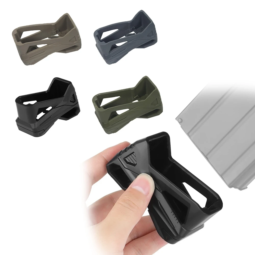 Tactical M4 Magazine Grip Base Pad Quick Pull Holster Multi-functional Rifle Magazine Extension Plate Shooting Hunting Accessory