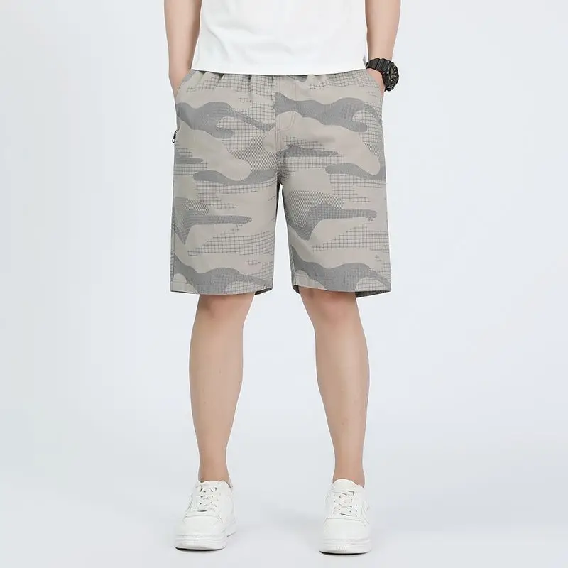 GELITAYIN Man Short Pants Bermuda Camfulage Black Shorts For Men Running Hot Deals Designer With Ice Stylish Luxury Small Size S