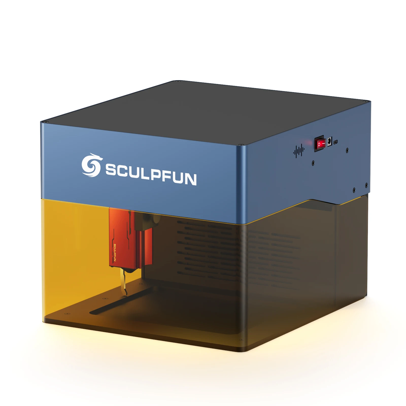 Sculpfun iCube Pro 10W/5W/3W Incisore laser Macchina portatile per taglio e incisione laser CNC con allarme temperatura filtro fumo