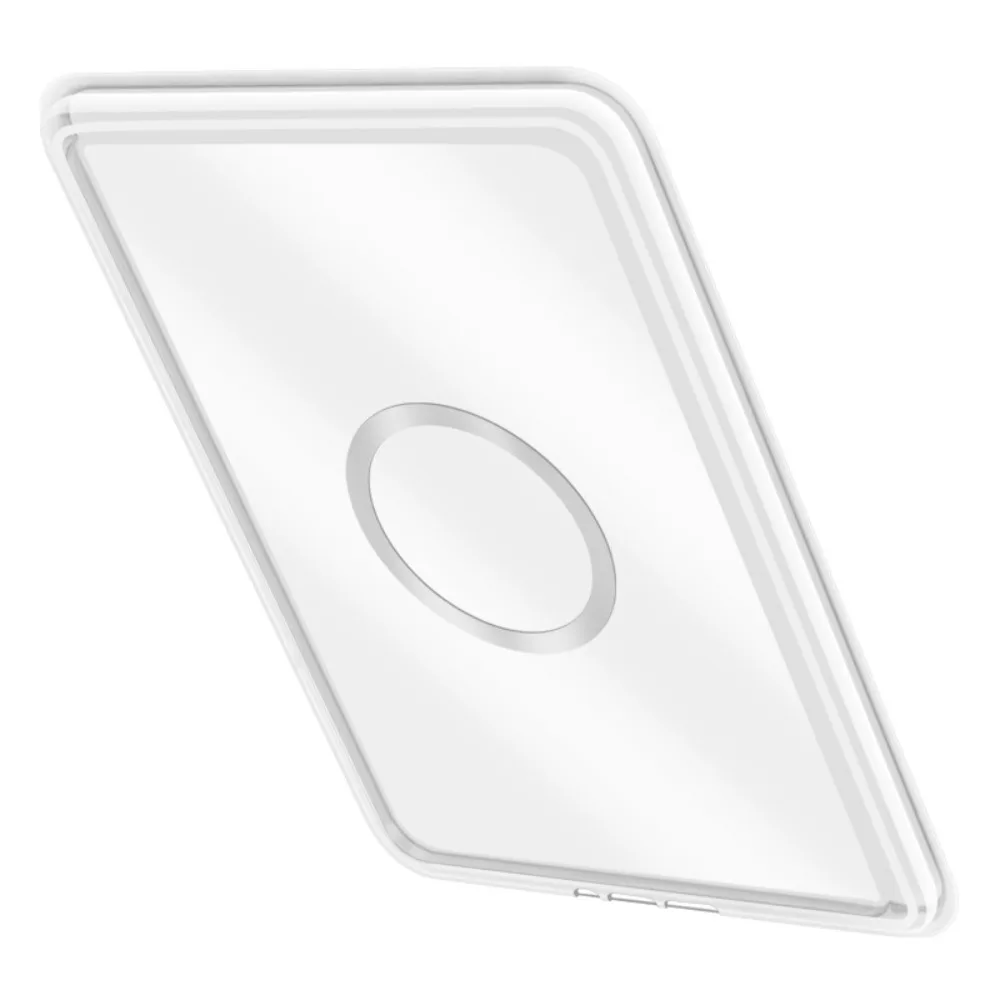 Magnetic Ring Clear Case Acrylic Back 0.3mm Raised Edge Protective Shell for Kindle Paperwhite 12th 2022/2024 Colorsoft