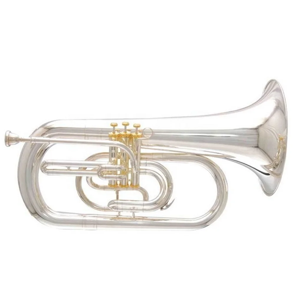 

Silver plated Tone Bb Marching Euphonium