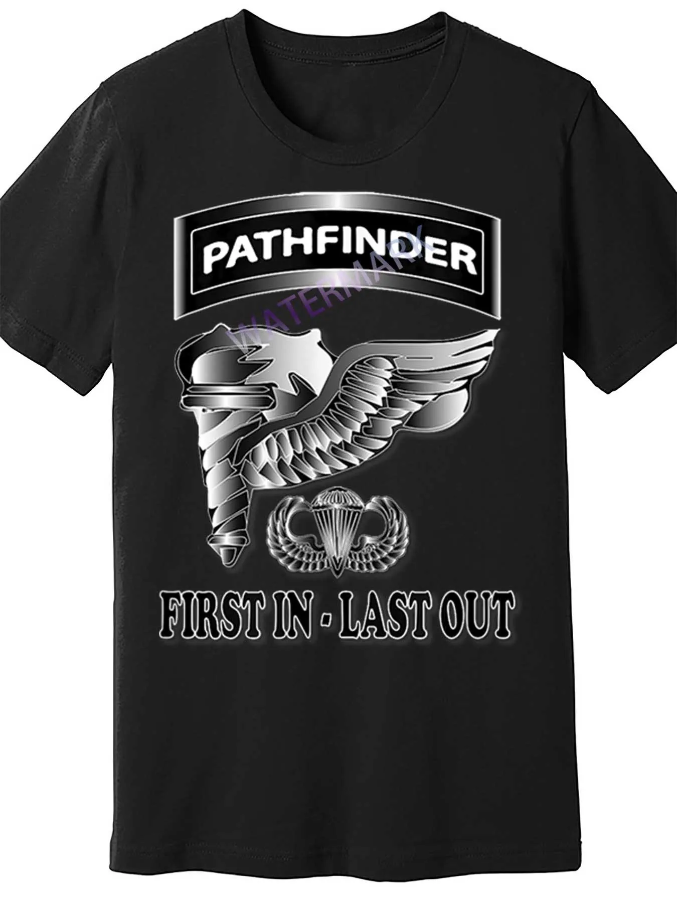 

US Army Pathfinder T-Shirt 100% Cotton O-Neck Short Sleeve Summer Casual Mens T-shirt Streetwear
