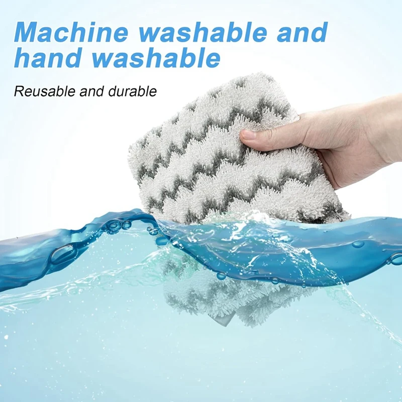 【Berserkk】وسادات بديلة لممسحة البخار لسلسلة Shark S3500 S3501 S3601 S3501S S3601C ممسحة جيب بخارية من الألياف الدقيقة