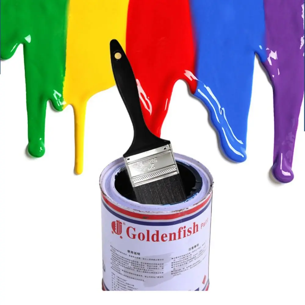 

10 шт., утолщенная кисть для рисования, равномерно твердая пластиковая ручка, инструмент для чистки кистей, инструменты для чистки стен из полого волокна, покрытие