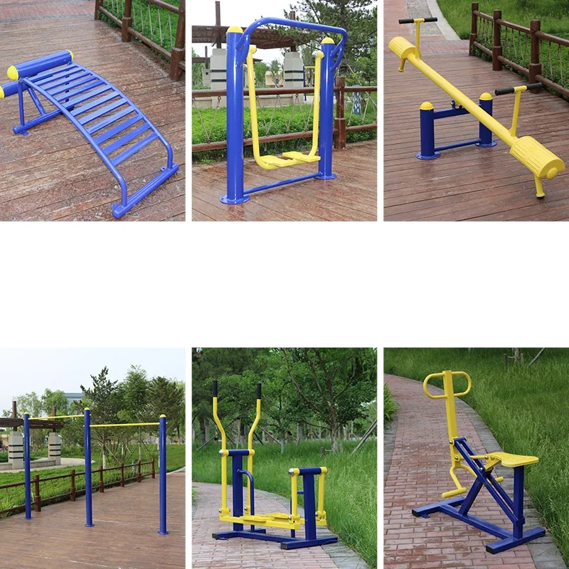 Outdoor Fitness Sports Galvanized Steel Park Outdoor Multifunction Exercise Machine Gym Fitness Equipment For Sale