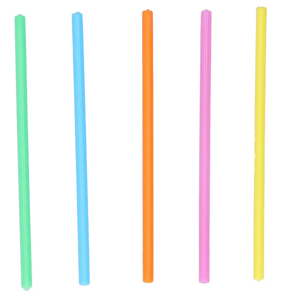 100Pcs Solid Core Counting Sticks Cylindrical Shape Box Packed Number Sticks Multi Color Smooth Surface Math Manipulatives