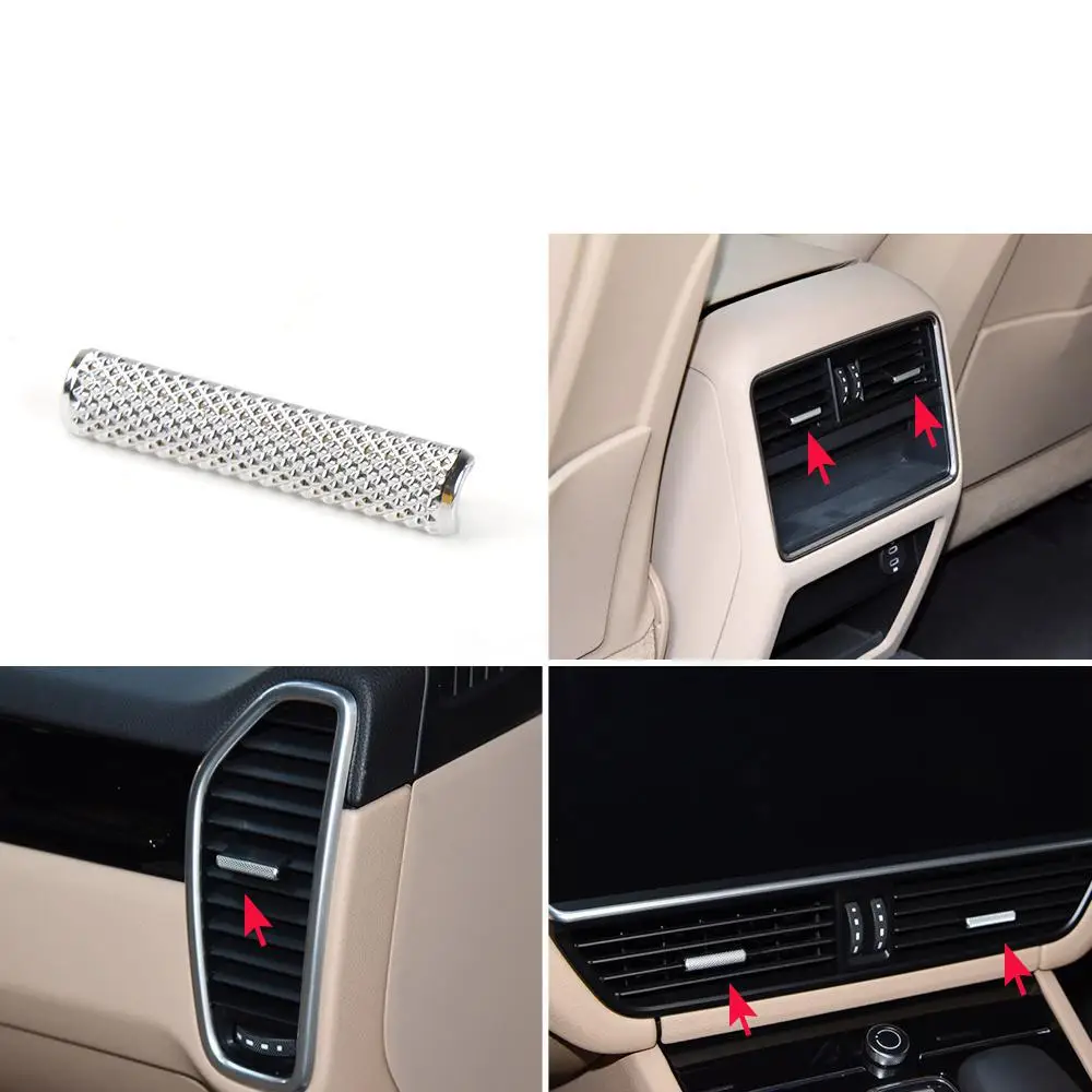 Car Front Air conditioning AC Vent Outlet Tab Clip Slider Toggle Piece For Porsche Cayenne