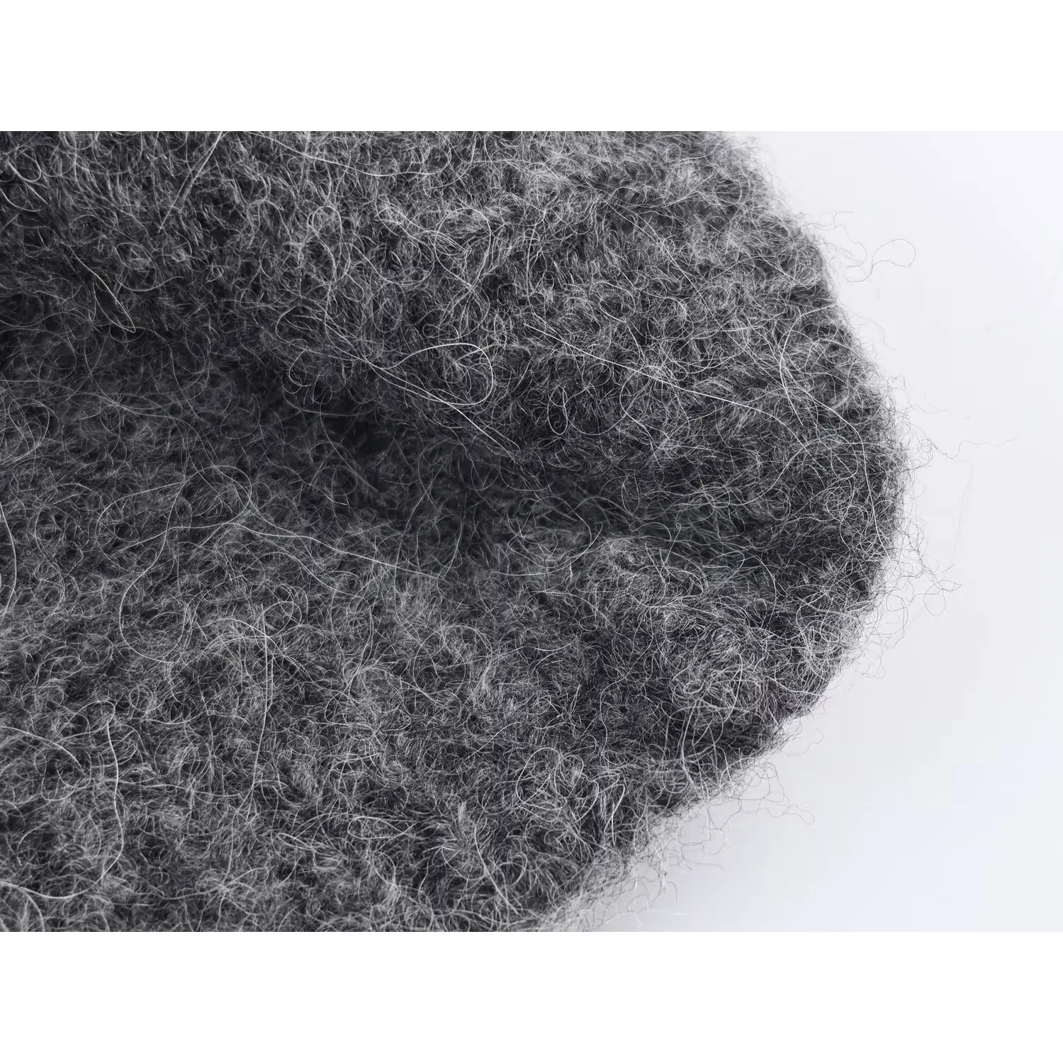 JNLEAOG خريف جديد للمرأة Faion الصوف مزيج مجوهرات حبة مزينة أعلى جولة Ne البلوز ألياف البوليستر مزيج سترة #3