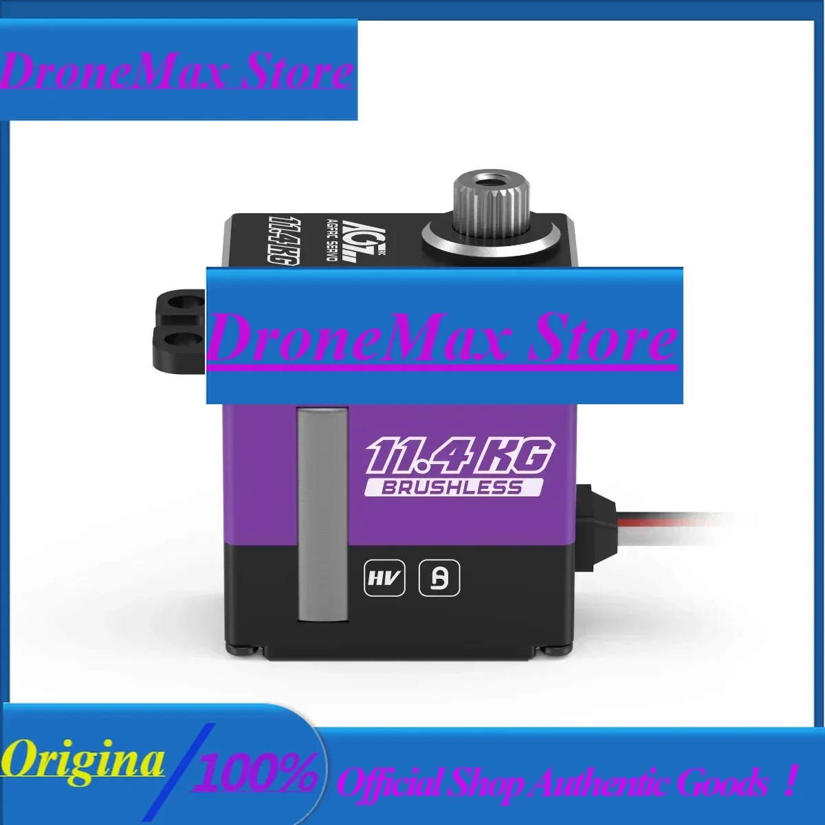 DrMasA20BHM AGFRC Fast Response 11.4kg Super Torque Brushless Motor Steel Gear CNC Programmable Mini Servo For RC Cars Crawler T