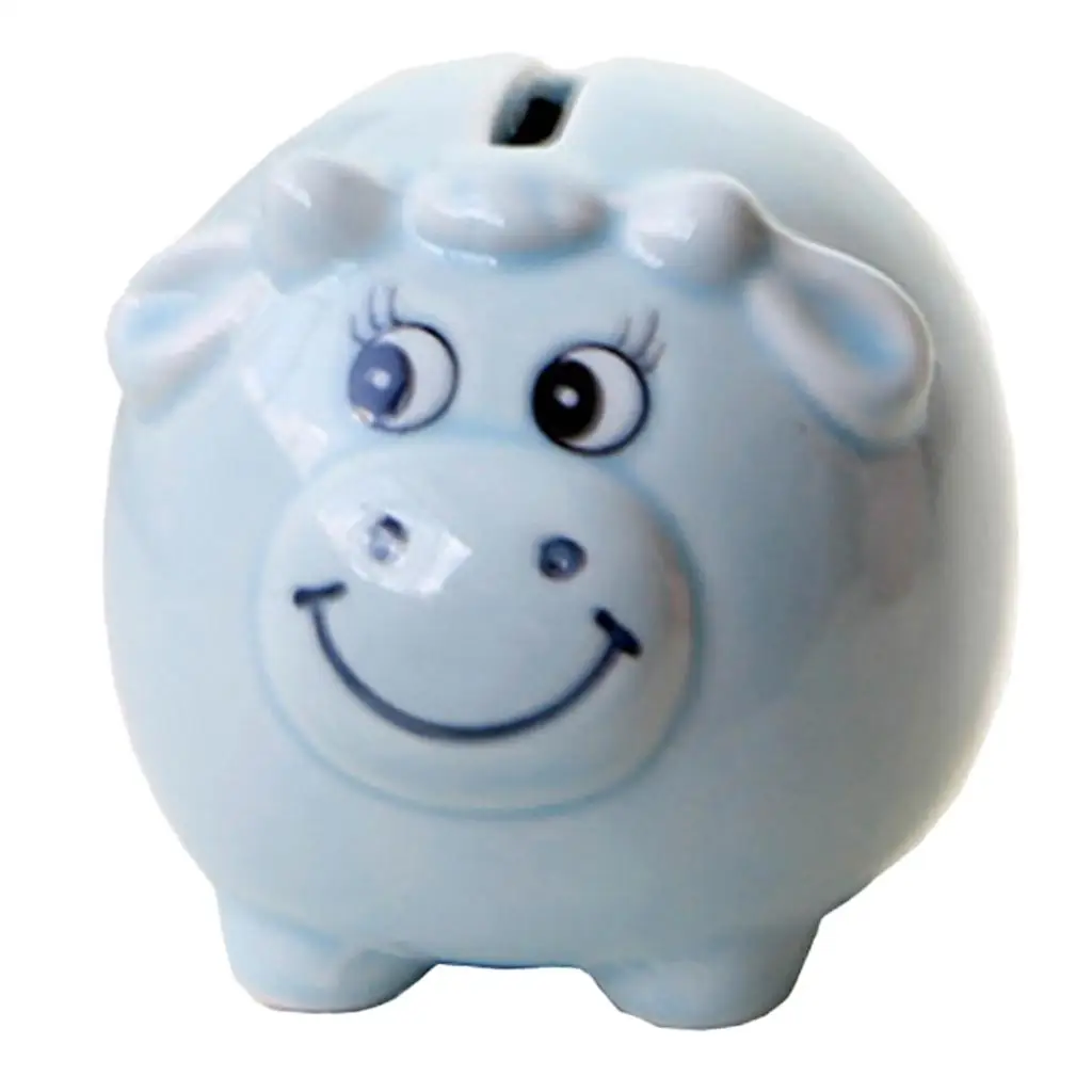Animal Ceramics Money Box Piggy Bank Children Coin Cash Save Organizer for Bedroom Nursery Decoration