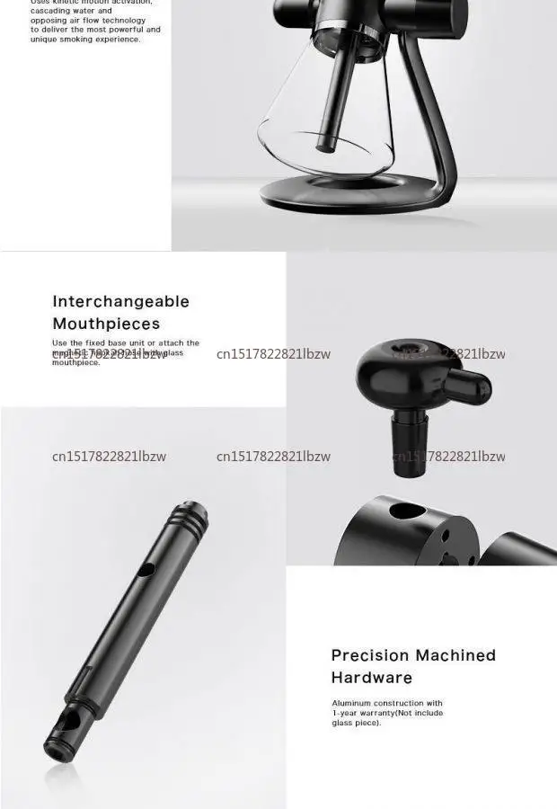 Cross-Border Hot-Selling New Funnel Gravity Hookah 360 °   Rotating Gravity Hookah Shisha Tool
