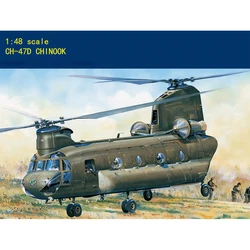 HOBBY BOSS 81773 1/48 CH-47D CHINOOK Plastic Static Aircraft Navy Plane Model Buliding Kit Toys for Boys TH20385