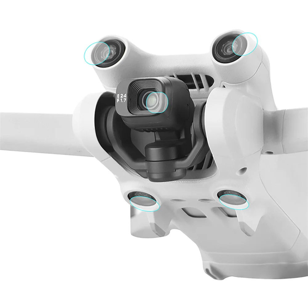 1/2 set di pellicole protettive per accessori per droni con pellicola temperata per obiettivo sensore fotocamera DJI Mini 3 Pro