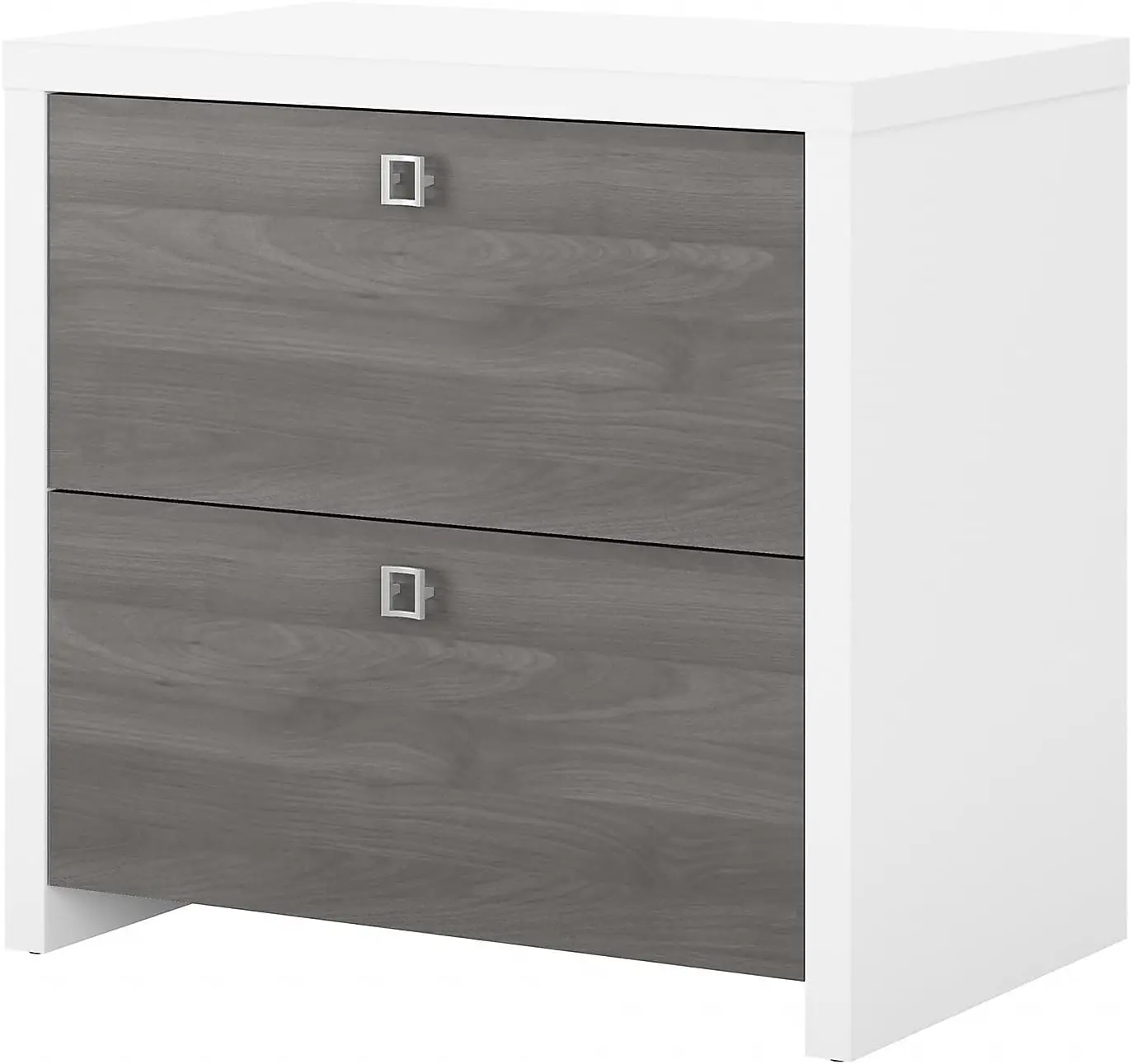 

Office 2-Drawer Lateral File Cabinet Letter/Legal Pure White/Modern Gray 32-inch