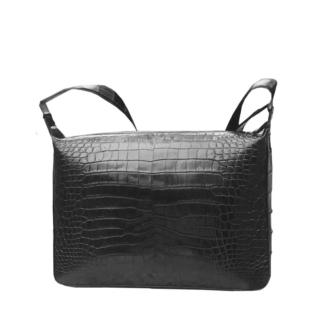 

fanzunxing crocodile Men bags Inclined shoulder bag fashion leisure Single shoulder bag business Men crocodile bag