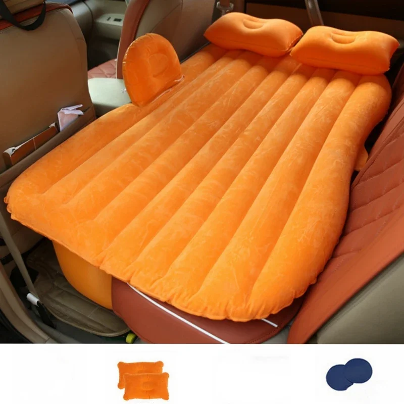 Automotive Car Air Mattress Travel Bed Inflatable Mattress Air Bed Camping Sofa Back Seat Cushion