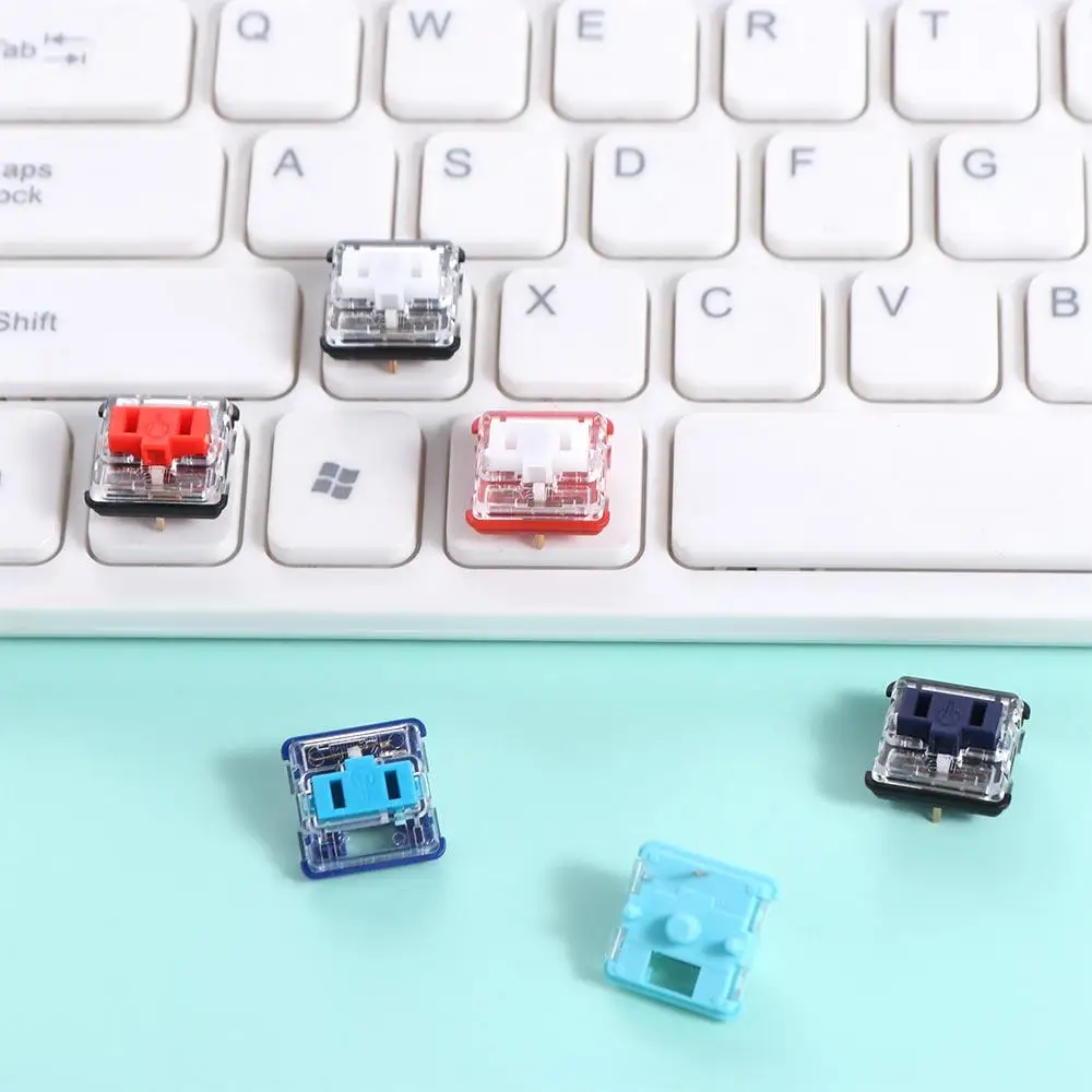 Acrylic Keyboard Low Profile Switch Mini RGB Mechanical Keyboard Switches Backlit Knocking Low RGB Key Keypad Office