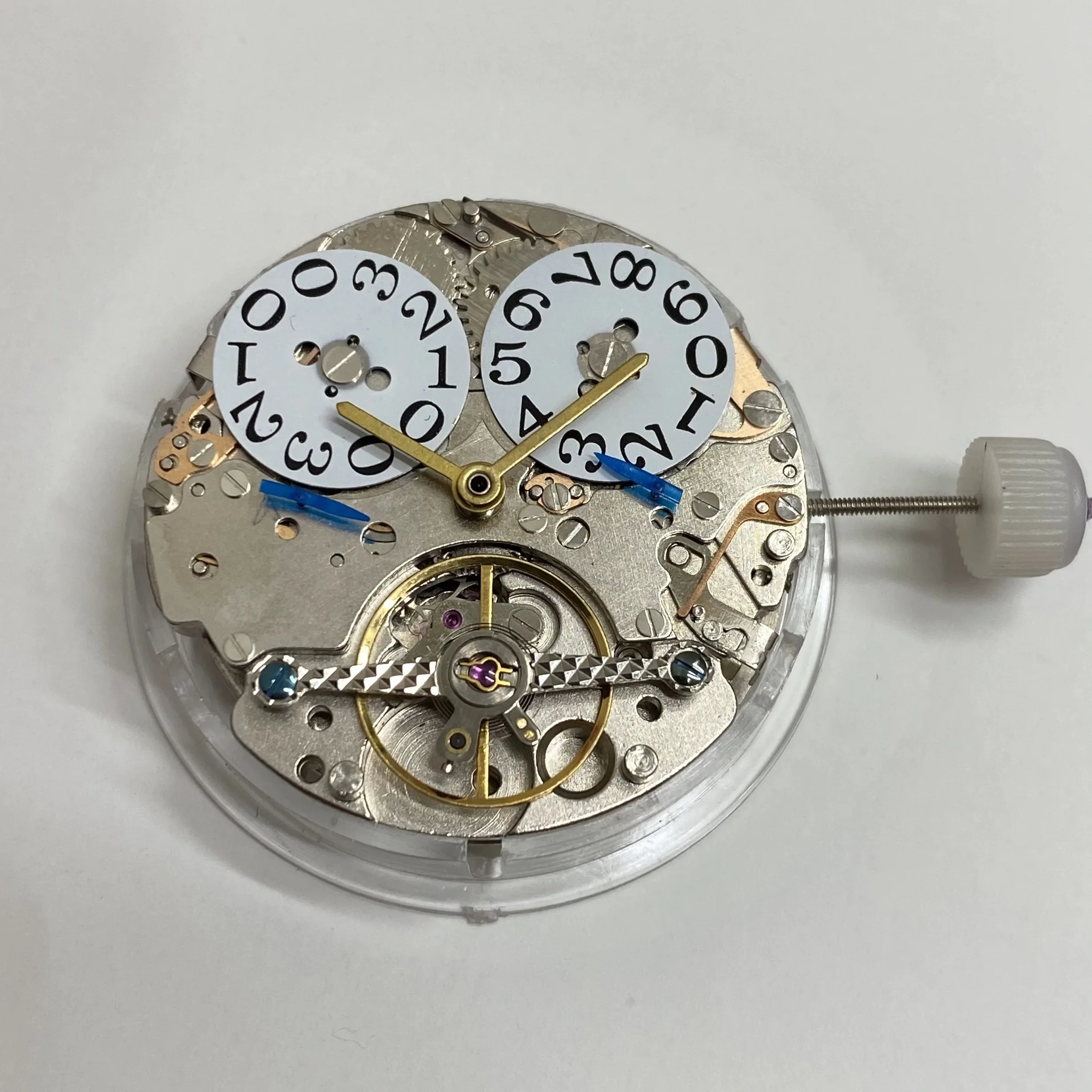 Watch Accessories Brand New Domestic Shanghai Multi-function Automatic Mechanical Movement Five-pin 12 O'clock Calendar Naked Ba