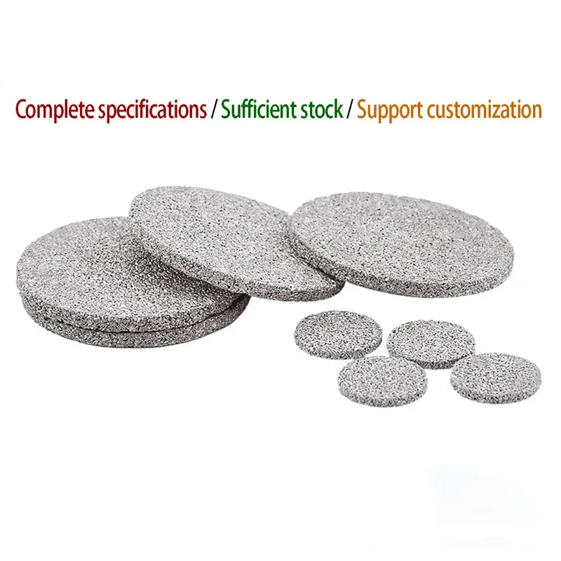 

Stainless Steel Powder Sintered Filter Washer Gasket 50um 80um Micron Thickness 1-3mm Ultrafine Pore Scale