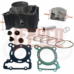 Motorcycle 63.6mm Engine Cylinder 15mm Pin Kit Motor for PIAGGIO Aprilia RS4 RS RX SX Tuono 125 Derbi Senda GPR 124 4T Motoblock
