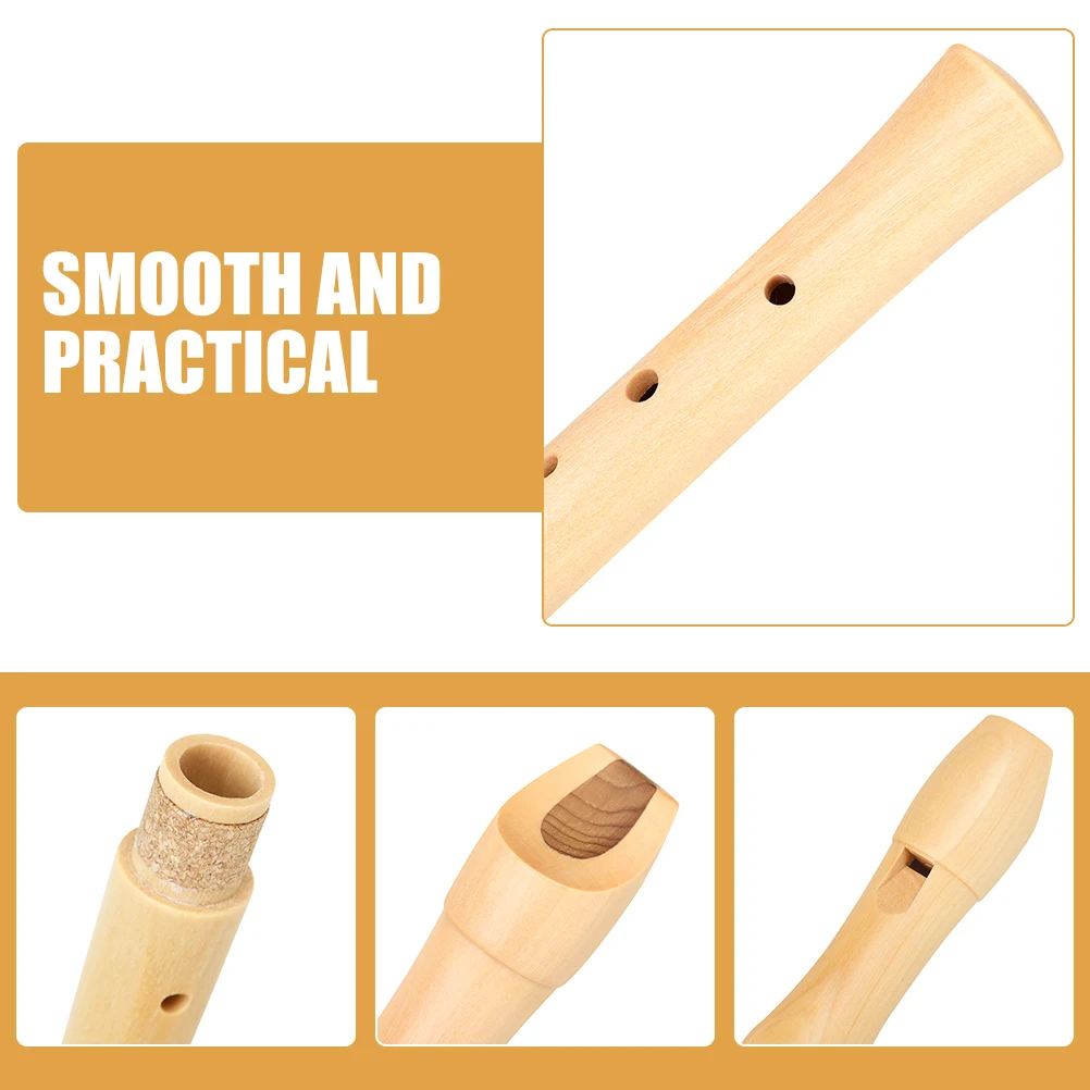 

1 set 1 Set Of 8-Hole Wooden Flute, Kids Beginner Music Learning Instrument, Professional Student Wind Clarinet, Portable