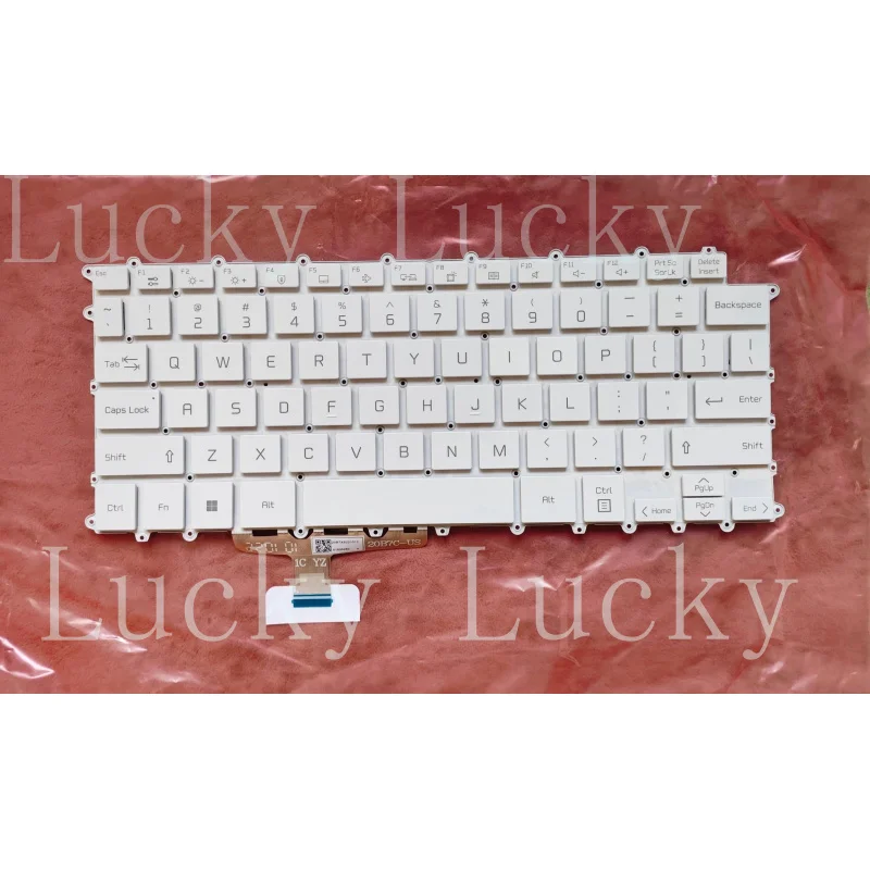

f f f White Backlit US English Keyboard For LG 14Z90Q 14Z90Q-K 14Z90Q-G 14Z90Q-V