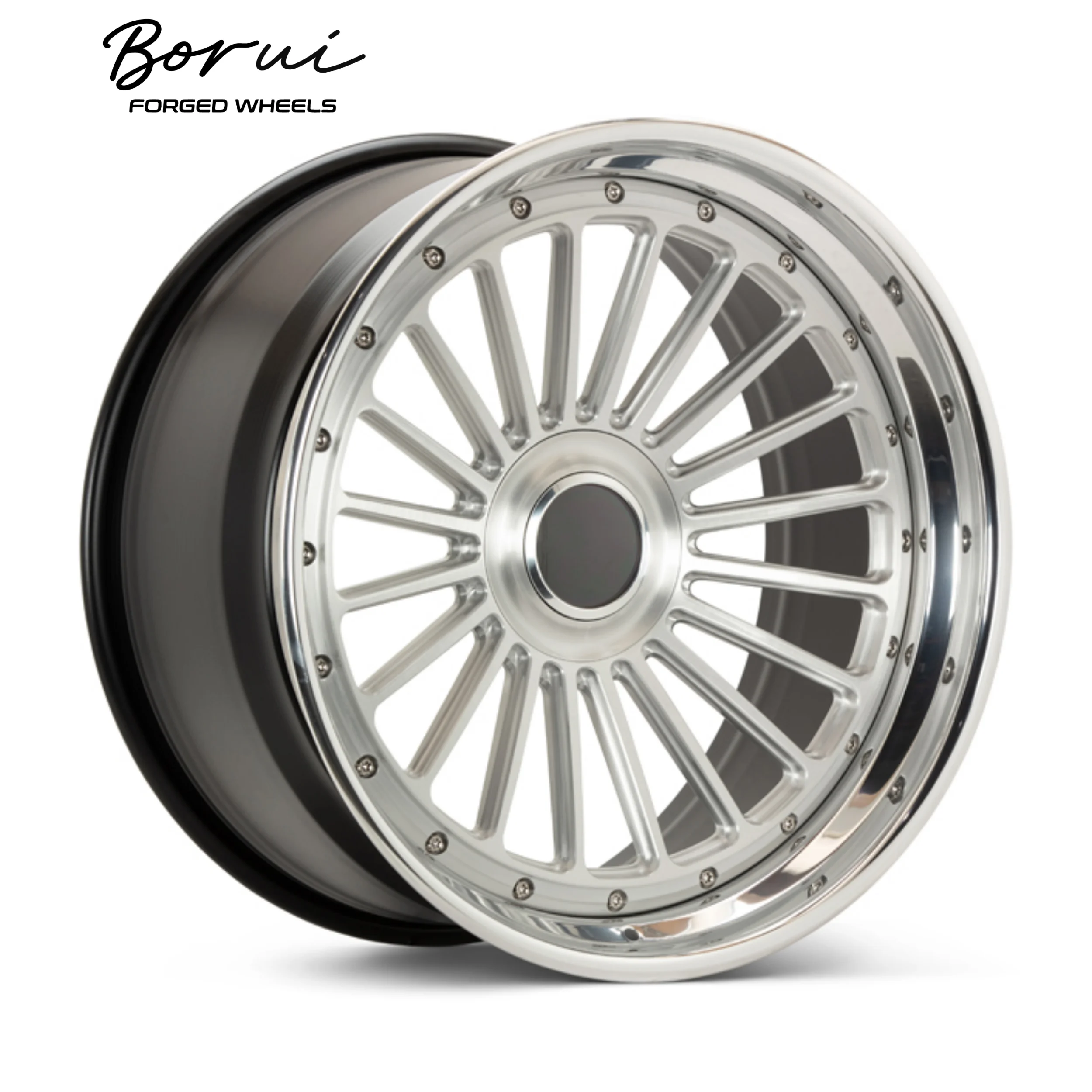Borui Rims 14 15 16 17 18 19 Inch Alloy Wheels Custom 5x112 5x114.3 Wheels For Passenger Car Wheels
