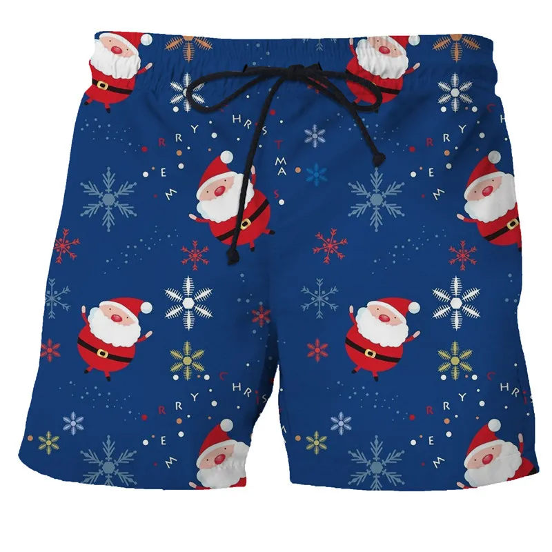 

New 3D Print Christmas Clothing Fashion Men Women Shorts Plus Size S-7XL Streetwear Pants Cargo Shorts Men Basketball Summer