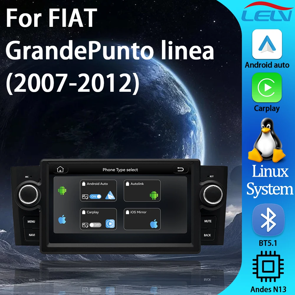 Lelv 7Inch Stereo C…