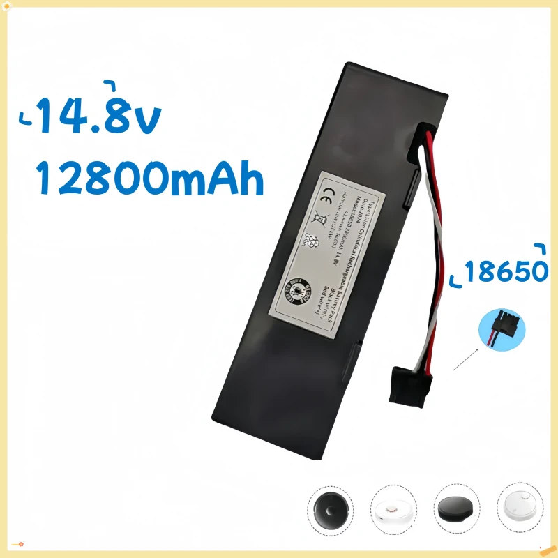 🏅 4S1P Литий-ионная аккумуляторная батарея 14,8 В 12800 мАч для Mijia, для электронных батарей, таких как роботы-уборщики STYTJ02YM.