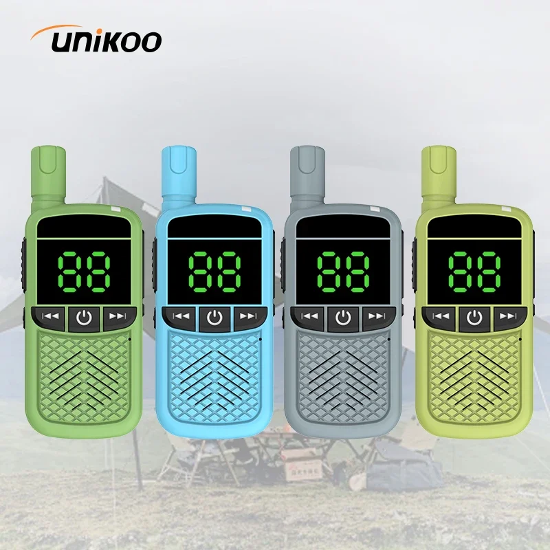

4 шт. UNIKOO UK483M рация с ЖК-дисплеем, мини-портативное портативное радио Comunicador, детские рации дальнего действия