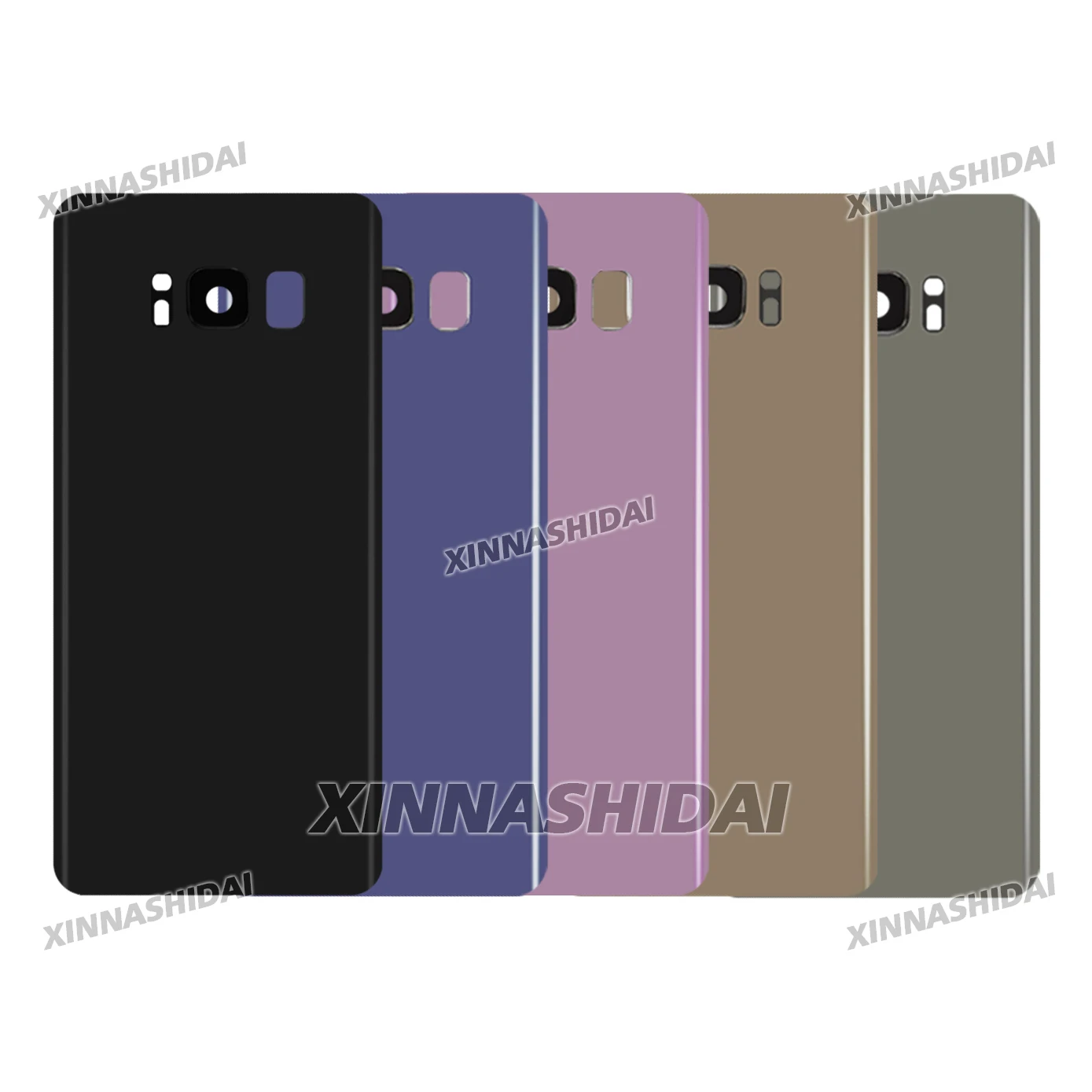 New Glass Housing for Samsung Galaxy S8 Back Battery Cover Rear Door Case Panel Replacement Part image 2