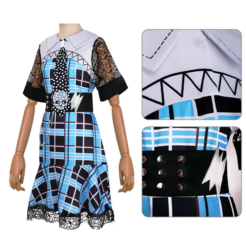 Disfraz de Cosplay de Frankie Stankiki para chica de Anime bidimensional de escuela secundaria de elfo de CyMonster