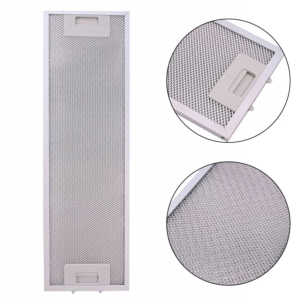 2pcs Cooker Hood Filters Metal Mesh Extractor Vent Filter Range Hood Filters Replacement Exhaust Oil Filter Mesh Kitchen Tools