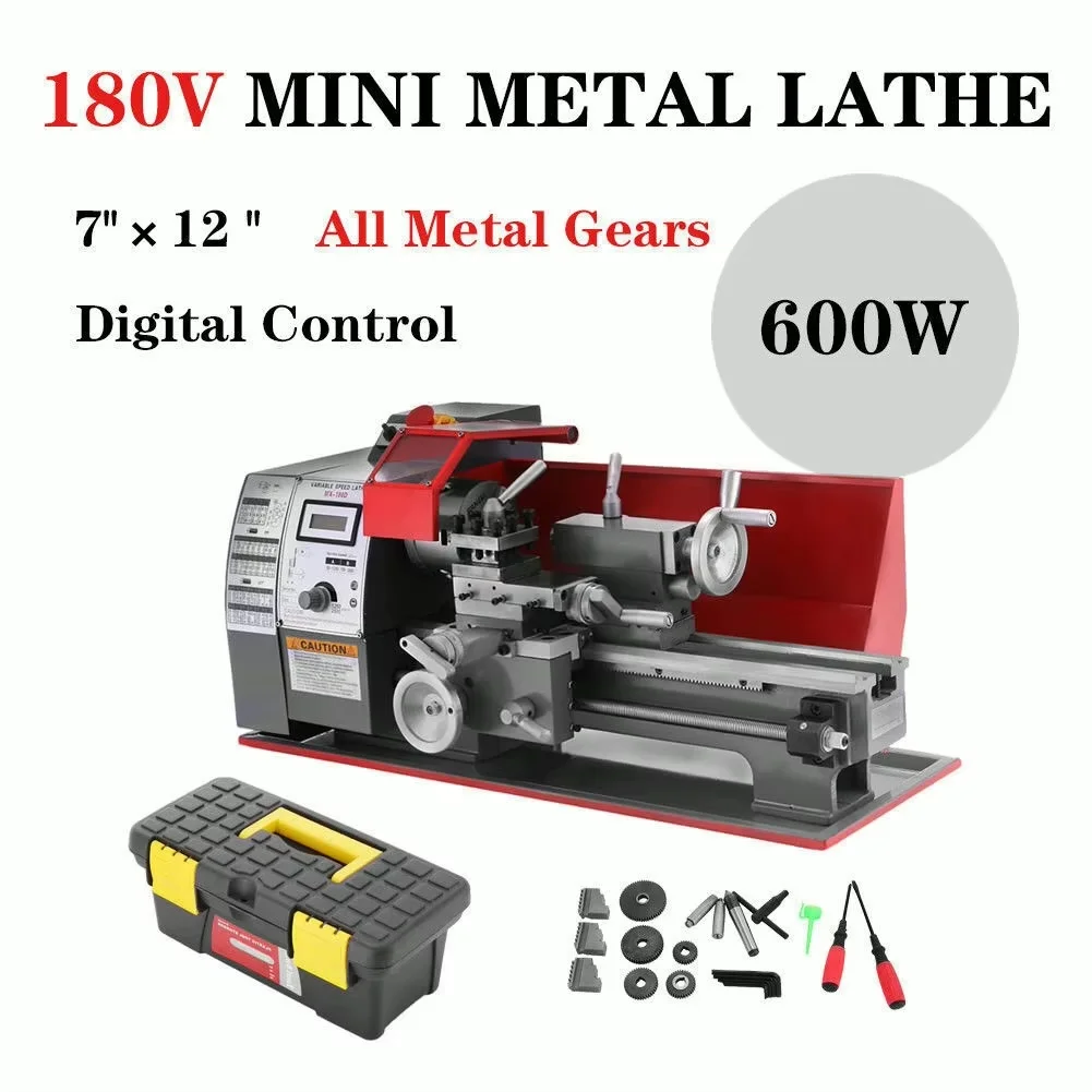 2024 Year Newest Products 600W 180mm Multi Purpose Metal Cutting Lathe Machine