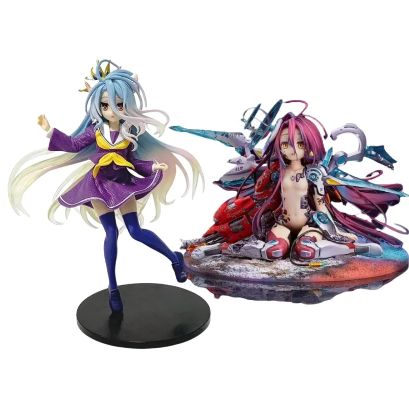 

Anime Figure Anime No Game No Life White Collection Desktop Ornament Pvc Action Figures Model Model Toy Children'S Holiday Gift