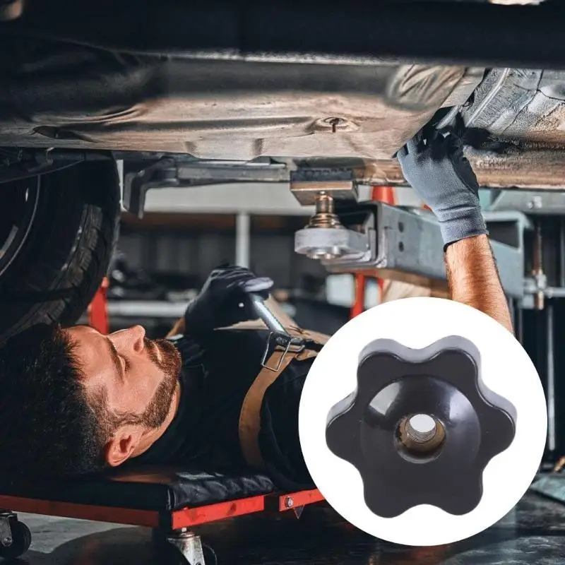 u4la 20pcs يدوي البرقوق شد المكسرات مقبض مقبض الإبهام الميكانيكي الجوز المسمار على نوع المقابض ملولبة نجم المقبض الدائم