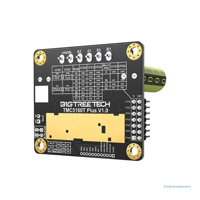 Driver motor passo tmc5160t v1.0 60v velocidade 10,6a irms para impressora 3d dropshipping